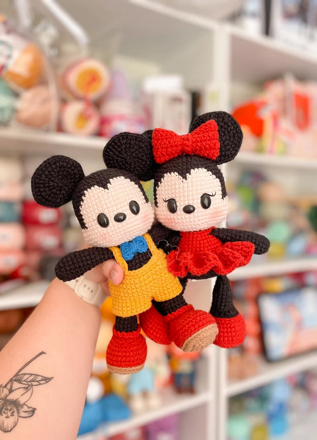 Mike and Mika Cute Mouse Crochet pattern